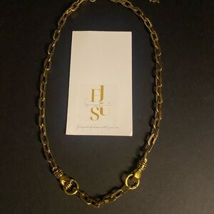 Handmade Chic Gold plated titanium Necklace by FJSU